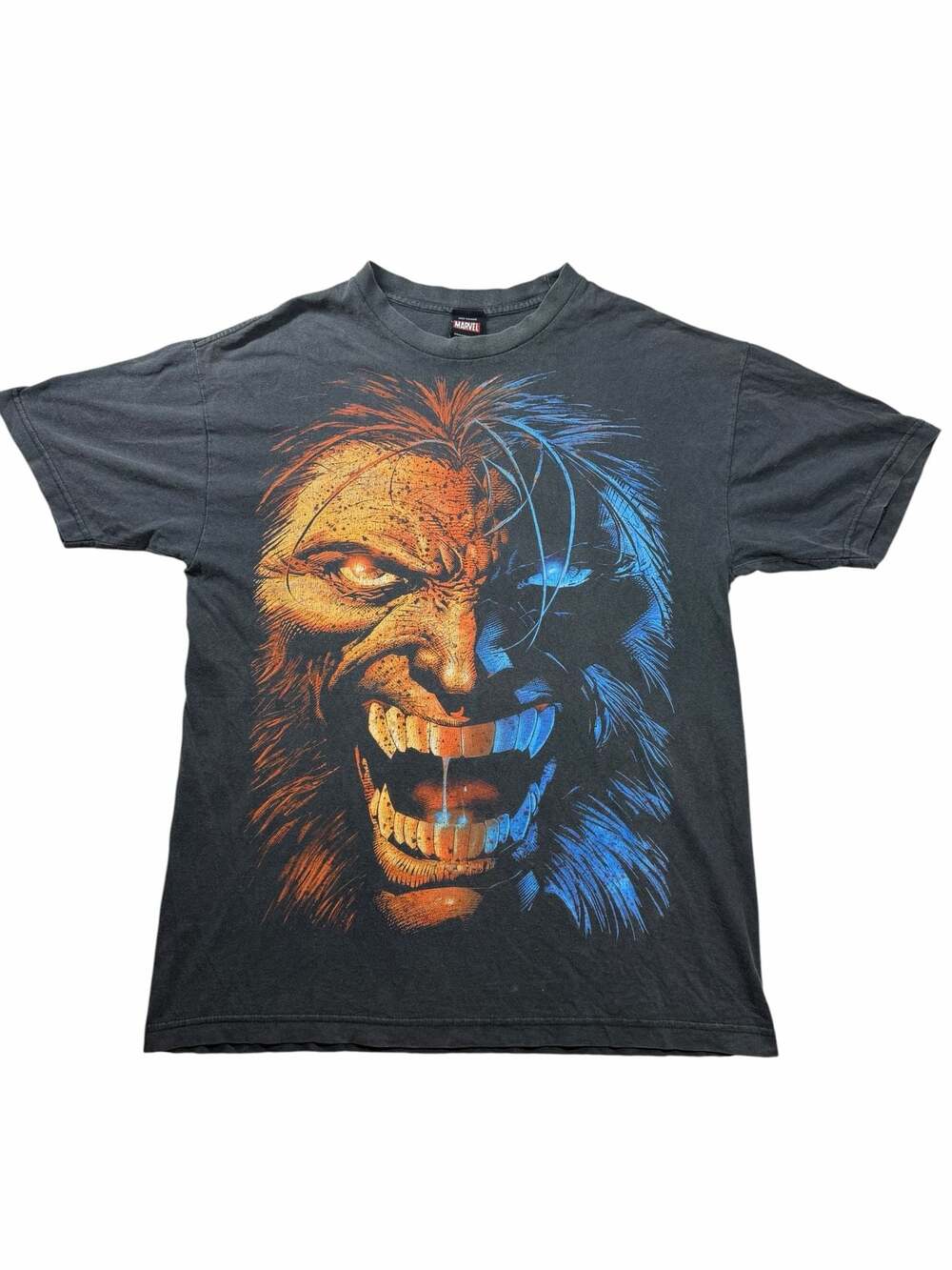 Marvel Wolverine Midnight Snikt T Shirt Mad Engine X-Men Black Adult Large